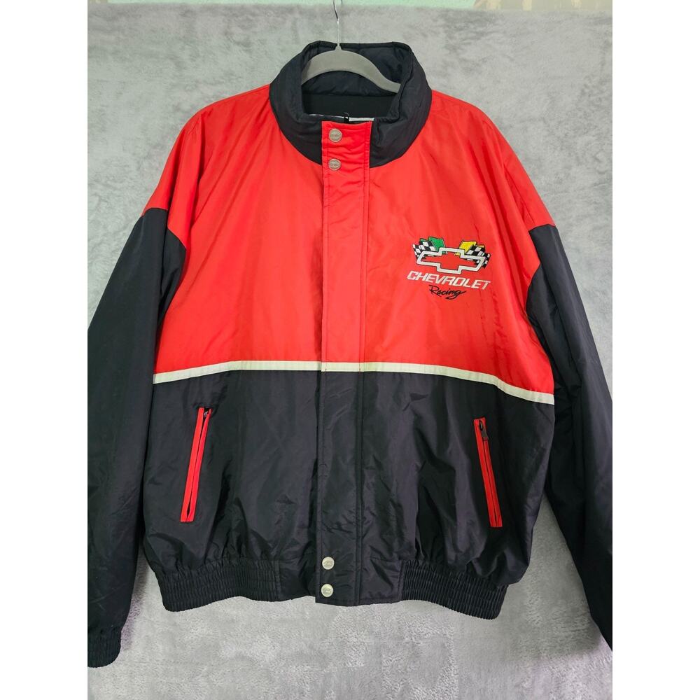 VTG Racing‎ Champions Chevrolet NASCAR Jacket Red Black XXL Embroidered Logo